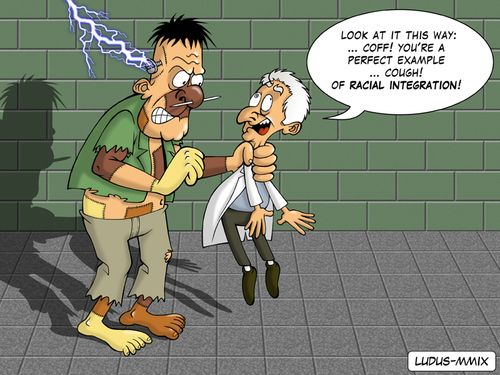 Cartoon: Frankenstein (medium) by Ludus tagged frankenstein
