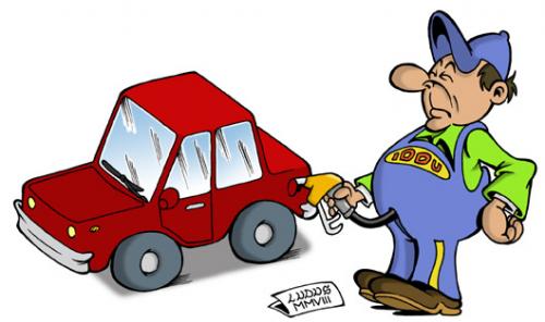 Cartoon: Low-cost petrol (medium) by Ludus tagged petrol
