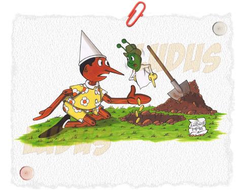 Cartoon: Pinocchio (medium) by Ludus tagged pinocchio