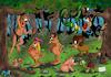 Cartoon: Tarzan in Eden (small) by Ludus tagged tarzan,eden,adam,eve
