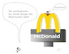 Cartoon: Burgernähe (small) by Jochen N tagged mcdonalds,fastfood,hamburger,cheeseburger,gesundheit,essen,ernährung,ungesund,umwelt,storch,vogel,nest,megafon,dank,burger,bürger,fleisch