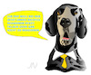 Cartoon: FDP (small) by Jochen N tagged lindner,wahl,bundestagswahl,wahlkampf,falsch,regieren,reagieren,reaktion,laschet,baerbock,hund,werbung