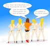 Cartoon: Frauenquote (small) by Jochen N tagged frauen,cdu,geschlecht,gleichberechtigung,rollenbild,macho,egoist,po,arsch,sex,geil,halbnackt,bikini,vorbild,quote,männerquote