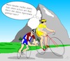 Cartoon: Tour de France (small) by Jochen N tagged fahrrad,rad,doping,sprint,berg,kittel,froome,etappe,sommer,fels