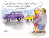 Cartoon: Darwinismus (small) by REIBEL tagged auto,suv,gigantismus,paar,date,kleinwagen,verkehr