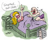 Cartoon: Einspruch (small) by REIBEL tagged recht,jura,richter,gericht,ehe,bett,schlafzimmer,migräne,einspruch,sex,lust,frau,mann