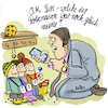 Cartoon: Hirnerweiterung (small) by REIBEL tagged siri,smartphone,vater,kinder,kindergarten,business,manager,abholen
