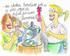 Cartoon: thermomixed (small) by REIBEL tagged thermomix,verkauf,damen,runde,präsentation,zubehör,dildo,küchengerät,verkaufsveranstaltung,handel