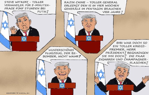 Cartoon: Immer 100 Prozent am Thema! (medium) by Barthold tagged trump,rede,knesset,oktober,13,2025,substanzloses,gelaber,abirrungen,einblicke,seine,sichten,cartoon,karikatur,barthold,trump,rede,knesset,oktober,13,2025,substanzloses,gelaber,abirrungen,einblicke,seine,sichten,cartoon,karikatur,barthold