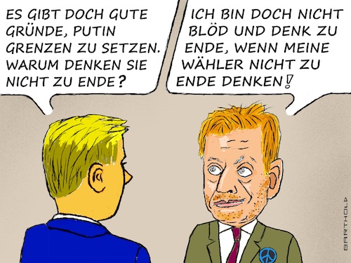 Cartoon: Wahlkämpfer Kretschmer (medium) by Barthold tagged landtagswahl,sachsen,2024,wahlkampf,michael,kretschmer,cdu,stopp,waffenlieferungen,ukraine,anbiederung,populismus,fiktives,interview,cartoon,karikatur,barthold,landtagswahl,sachsen,2024,wahlkampf,michael,kretschmer,cdu,stopp,waffenlieferungen,ukraine,anbiederung,populismus,fiktives,interview,cartoon,karikatur,barthold