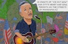 Cartoon: Bruce Backs Protesters (small) by Barthold tagged protest,bruce,springsteen,trump,immigration,policy,inhuman,lawbreaking,unlawful,betrayal,american,values,disproportional,excessive,violence,ice,officials,murder,renee,nicole,good,alex,jeffrey,pretti,song,streets,of,minneapolis,concert,protester,protesters,cartoon,caricature,barthold