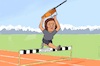 Leap Achieved Despite Handicap