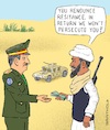 Cartoon: Was it like that? (small) by Barthold tagged withdrawal,allied,troops,afghanistan,advance,territorial,gains,taliban,capitulation,ghani,government,renounciation,kabul,district,commander,afghan,army,bribery,corruption,fighter,officer,cartoon,caricature,barthold
