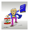 Cartoon: GREECE (small) by vasilis dagres tagged klaus,regling,greece,esm