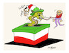 Cartoon: Italian Elections (small) by vasilis dagres tagged italian,elections
