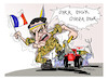 Cartoon: statements (small) by vasilis dagres tagged macron