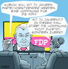 Cartoon: Kubicki (small) by bSt67 tagged fdp,wolfgang,kubicki,partei,parteivorsitzender,neu,hoffnung,politik,karriere,wahl