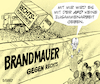 Cartoon: Leere Versprechung (small) by bSt67 tagged merz,union,afd,brandmauer,cdu,politik,rechtsruck,populismus