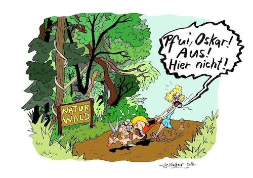 Cartoon: Rettet den Wald (medium) by Jens Natter tagged wald,wälder,schützen,natur,naturschutz,hunde,hundehalter,heckenschere,paar,gag,cartoon,witz,comic,wald,wälder,schützen,natur,naturschutz,hunde,hundehalter,heckenschere,paar,gag,cartoon,witz,comic