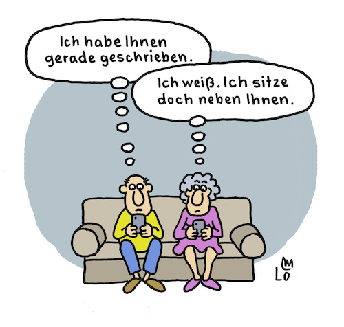 Cartoon: Chatten (medium) by Lo Graf von Blickensdorf tagged internet,chat,chatten,zu,hause,technik,handy,smartphone,internet,chat,chatten,zu,hause,technik,handy,smartphone