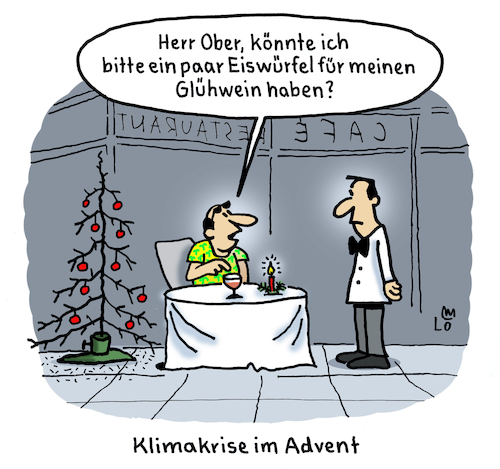 Cartoon: Klimakrise im Advent (medium) by Lo Graf von Blickensdorf tagged klimakrise,advent,klimaerwärmung,klimawandel,glühwein,eiswürfel,sonnenbrille,karikatur,lo,graf,cartoon,cafe,restaurant,kellner,ober,adventszeit,weihnachtsbaum,kerze,adventsstimmung,weihnachtsstimmung,klimakrise,advent,klimaerwärmung,klimawandel,glühwein,eiswürfel,sonnenbrille,karikatur,lo,graf,cartoon,cafe,restaurant,kellner,ober,adventszeit,weihnachtsbaum,kerze,adventsstimmung,weihnachtsstimmung