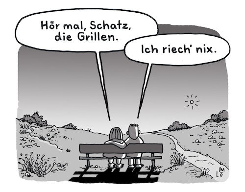 Cartoon: Sommer (medium) by Lo Graf von Blickensdorf tagged sommer,grillen,holzohle,missverständnis,grillkohle,pärchen,paar,liebespaar,romantisch,grillzeit,grill,bratwurst,mann,frau,karikatur,lo,cartoon,landschaft,heuschrecke,grylloidea,zirpen,grillenzirpen,sommer,grillen,holzohle,missverständnis,grillkohle,pärchen,paar,liebespaar,romantisch,grillzeit,grill,bratwurst,mann,frau,karikatur,lo,cartoon,landschaft,heuschrecke,grylloidea,zirpen,grillenzirpen