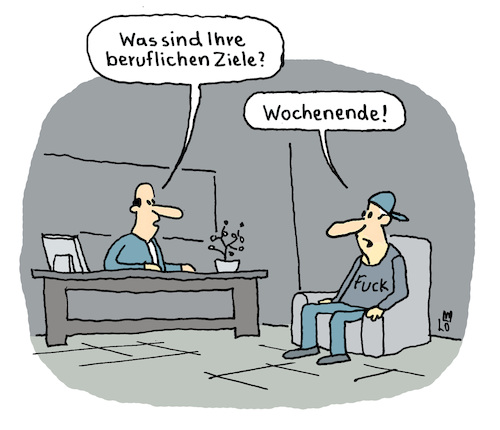 Cartoon: Wochenende (medium) by Lo Graf von Blickensdorf tagged berufsberatung,jugend,teenager,wochenende,faul,karikatur,lo,graf,cartoon,karriere,chef,angestellter,firma,ausbildung,berufsberatung,jugend,teenager,wochenende,faul,karikatur,lo,graf,cartoon,karriere,chef,angestellter,firma,ausbildung