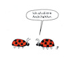 Cartoon: Architekturstudium (small) by Lo Graf von Blickensdorf tagged marienkäfer,punkte,quadrate,studium,studenten,studierende,universität,studieren,semester,ingenieur,käfer,insekt