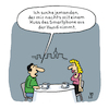 Cartoon: Date (small) by Lo Graf von Blickensdorf tagged blinddate,paar,mann,frau,partnersuche,smartphone,kuss,karikatur,lo,graf,cartoon,dating,treffen,verabredung,kaffee