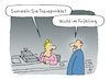 Cartoon: Frühlingsgefühle (small) by Lo Graf von Blickensdorf tagged kasse,supermarkt,frau,mann,flirt,feühlingsgefühle,frühling,karikatur,lo,graf,cartoon,treuepunkte,treueherzen,rewe,einkaufen,playboy,fremdgehen,treue