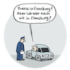 Cartoon: Polizeikontrolle (small) by Lo Graf von Blickensdorf tagged punkte,flensburg,polizei,kfz,auto,strafmandat,strafe,deutschland,verkehr,straßenverkehr,autofahrer,vw,bmw,führerschein