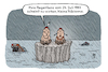 Cartoon: Regentanz (small) by Lo Graf von Blickensdorf tagged schamanismus,esoterik,regentanz,indianer,indigene,squaw,karikatur,lo,graf,cartoon,naturkatastrophe,sturmflut,überschwemmung,regen,dauerregen,natur