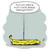 Cartoon: Sehnsucht (small) by Lo Graf von Blickensdorf tagged sehnsucht,banane,gebogen,krumm,gebogenheit,bananensprayer,warhol,geborgenheit,cartoon,lo,karikatur,chiquita,banana,sprechblase,wortspiel