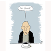 Cartoon: Starker Kaffee? (small) by Lo Graf von Blickensdorf tagged kaffee,morgenkaffee,frühstück