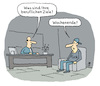 Cartoon: Wochenende (small) by Lo Graf von Blickensdorf tagged berufsberatung,jugend,teenager,wochenende,faul,karikatur,lo,graf,cartoon,karriere,chef,angestellter,firma,ausbildung