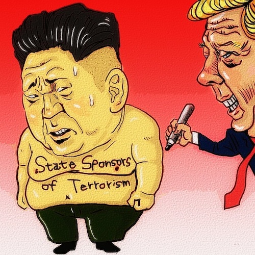 Cartoon: Axis of Evil (medium) by takeshioekaki tagged kim