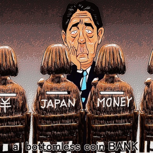 Cartoon: bottomless (medium) by takeshioekaki tagged coinbank
