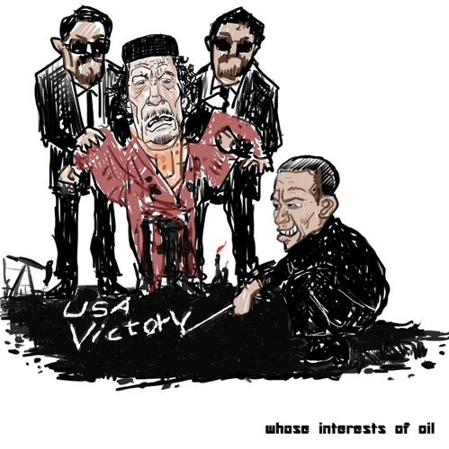 Cartoon: Gadhafi (medium) by takeshioekaki tagged gadhafi