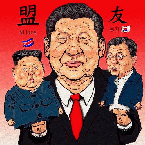 Cartoon: Hegemony (medium) by takeshioekaki tagged hegemony