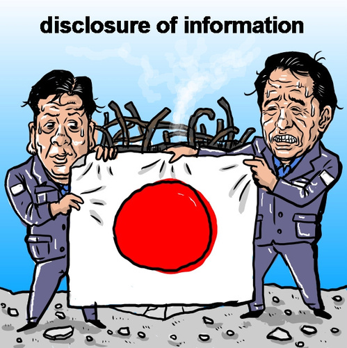 Cartoon: information (medium) by takeshioekaki tagged earthquake