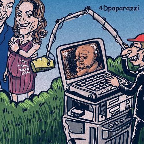 Cartoon: paparazzi (medium) by takeshioekaki tagged paparazzi