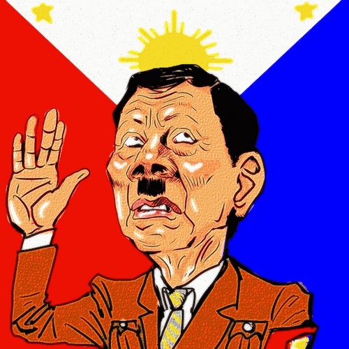 Cartoon: Rodrigo Duterte (medium) by takeshioekaki tagged duterte