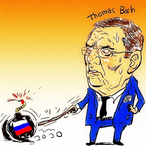 Cartoon: shirk (medium) by takeshioekaki tagged olympia
