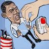 Cartoon: Obama (small) by takeshioekaki tagged obama,president