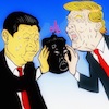 Cartoon: trump (small) by takeshioekaki tagged trump