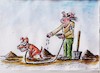 Cartoon: Fertilizer (small) by vadim siminoga tagged nature,fertilizer,arganica,animals,man,garden,vegetable