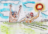 Cartoon: The sun (small) by vadim siminoga tagged sport,health,spirit,will,sun