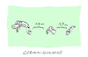 Cartoon: Chlange (small) by Bregenwurst tagged coronavirus,seuche,schlange,abstand,social,distancing