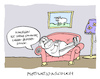 Cartoon: Couching (small) by Bregenwurst tagged couch,coach,motivation