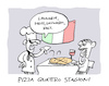 Cartoon: Jahreszeiten (small) by Bregenwurst tagged pizza,quattro,stagioni,italiener